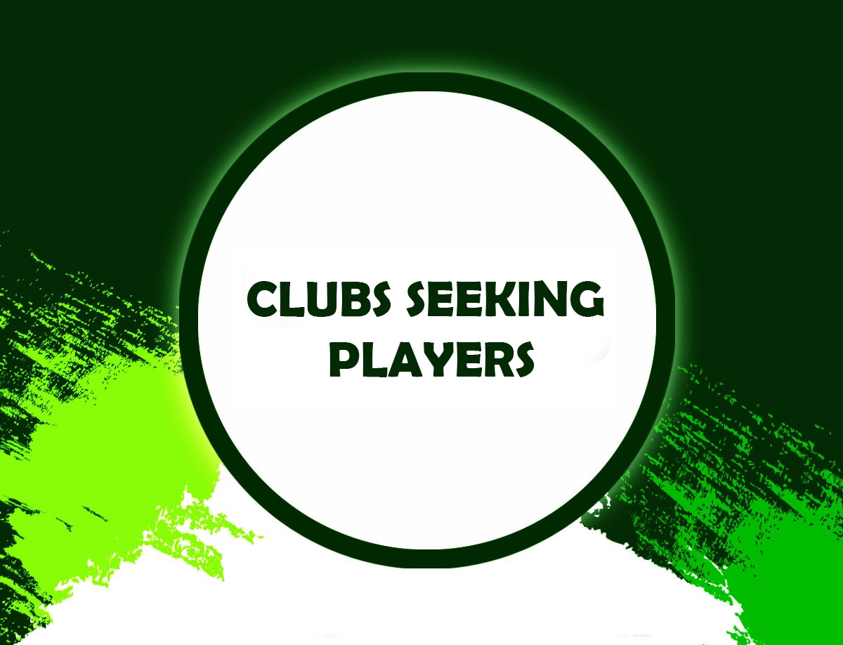 Clubs Seeking Players